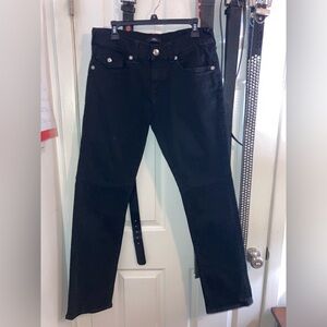 All Black True Religion jeans